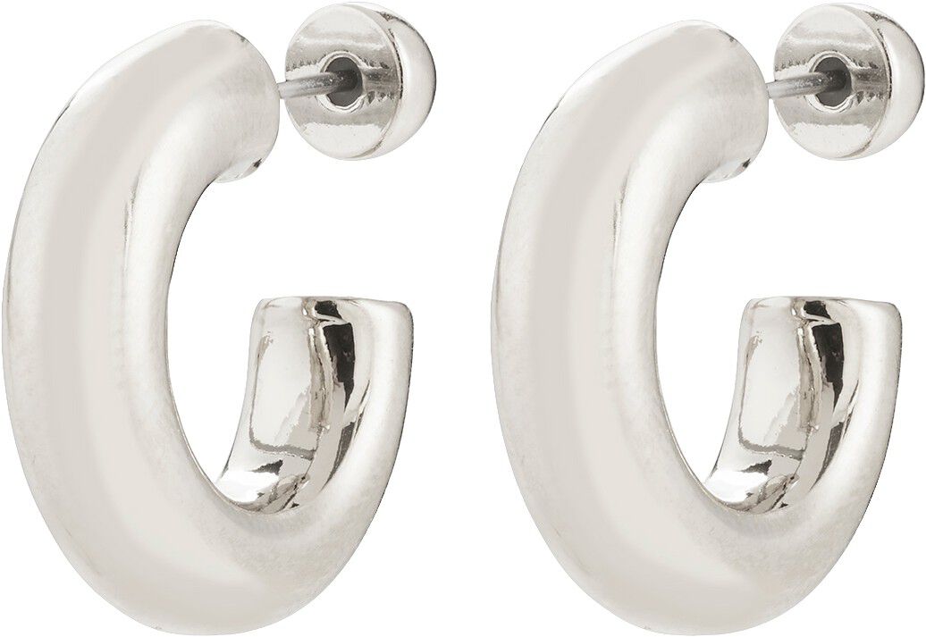 PHASE small hoops silver-plated