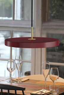 Asteria ruby red &Oslash; 43x 14 cm, 2. 7m cordset