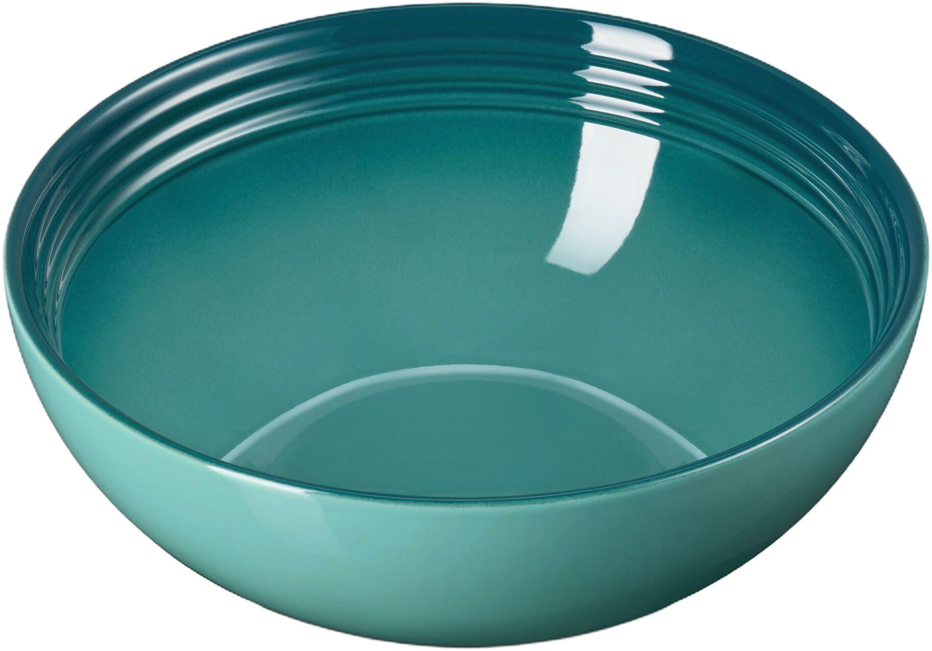 Le Creuset Signature stent&oslash;j serveringssk&aring;l 24cm Bleu Riviera
