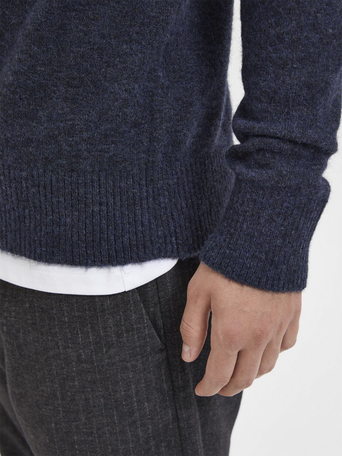 Slhrai Ls Knit Crew Neck Noos