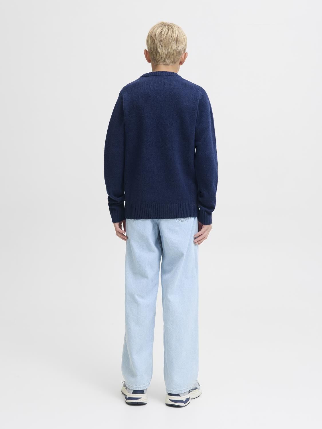 JORNORREBRO KNIT CREW NECK LN JNR