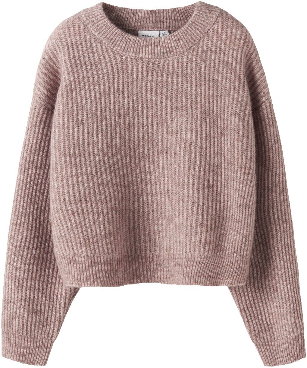 Nkfholly Ls Boxy Short Knit Noos