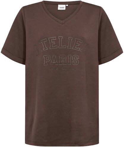 Curvy WA-SABINA 98 T-shirt M&oslash;rk brun