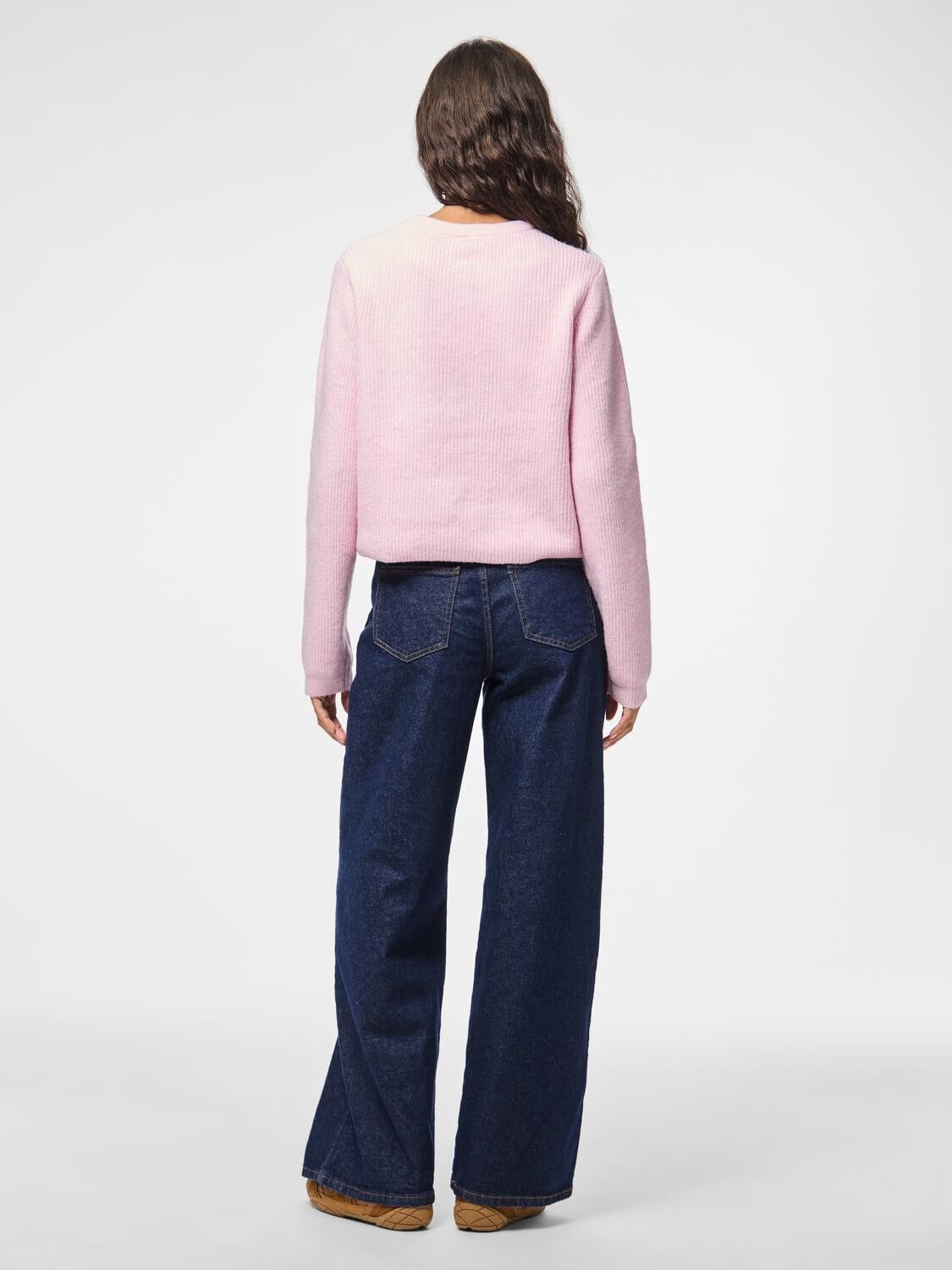 Pcsilly Ls O-Neck Knit Cardigan Noos Bc