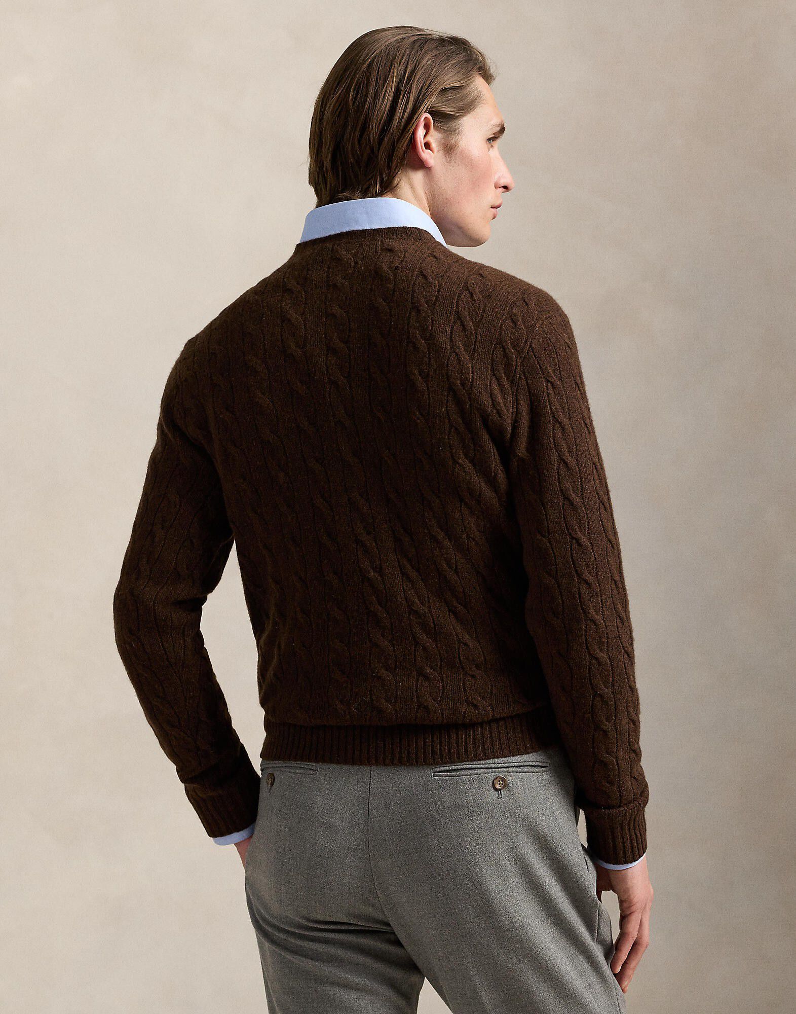 Cable-Knit Wool-Cashmere Sweater