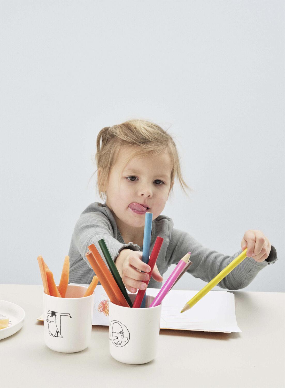 Moomin ABC kopp - T 0.2 l. Moomin white