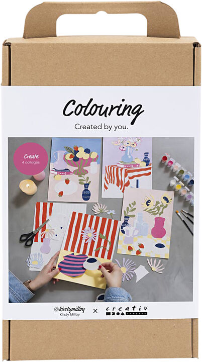 DIY Kit Farvelægning, Collage