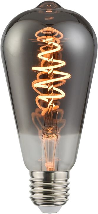 PÆRE-DEKO E27 ST64 SPIRAL EDISON DÆMP RØGF.