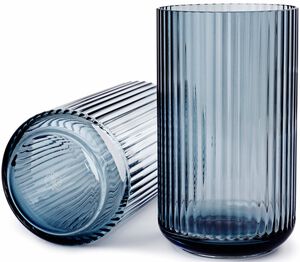 Lyngbyvasen glas bl&aring;