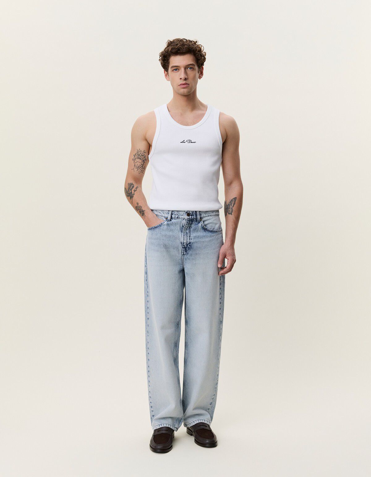 Roi Bleached Denim Jeans