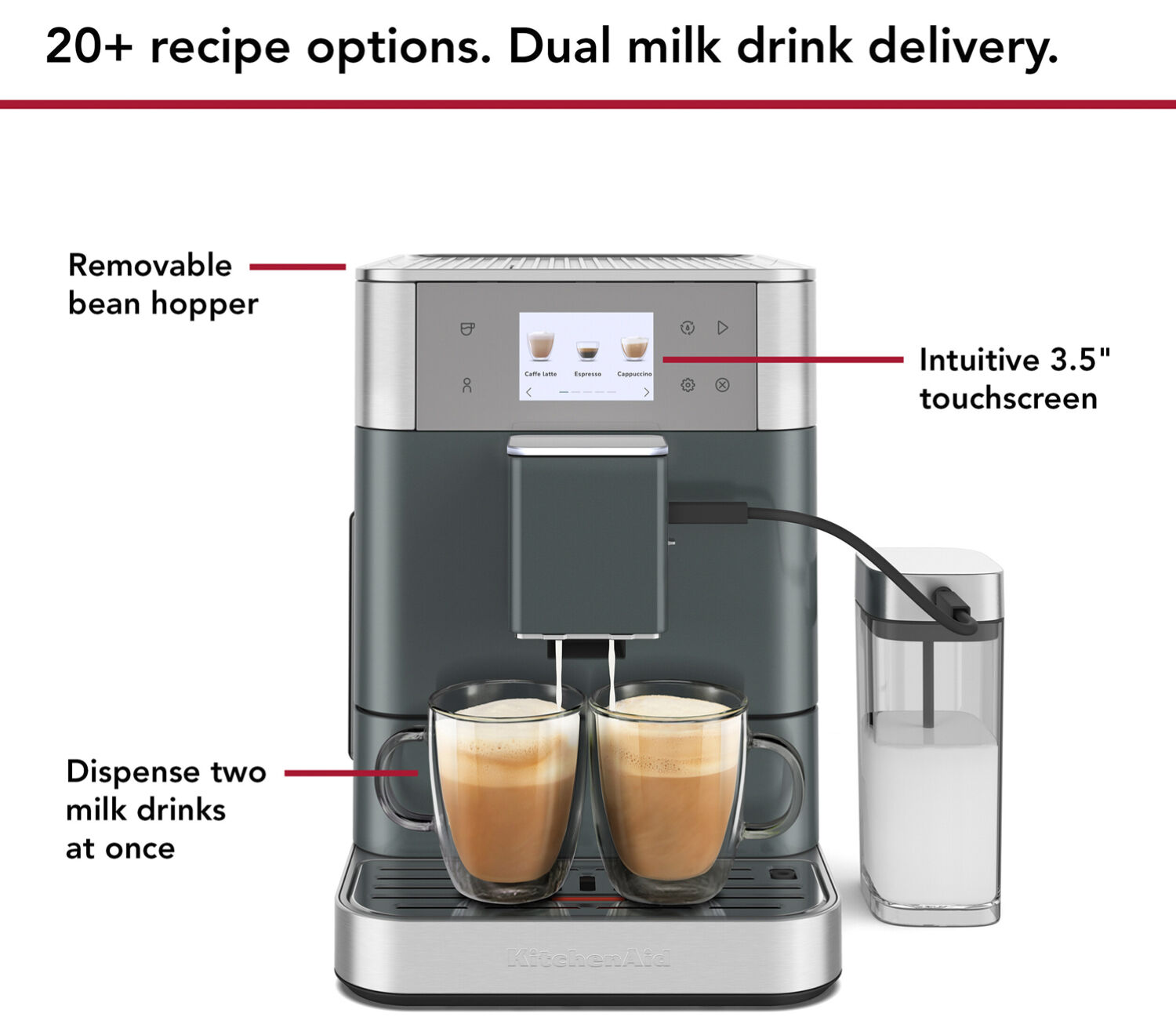 KITCHENAID fuldautomatisk espressomaskin-5KES8557EJP