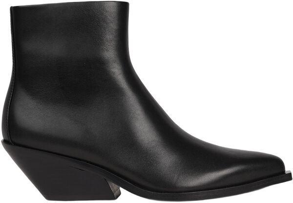 DULZURA - ANKLE LEATHER BOOTS WITH ZIPPER