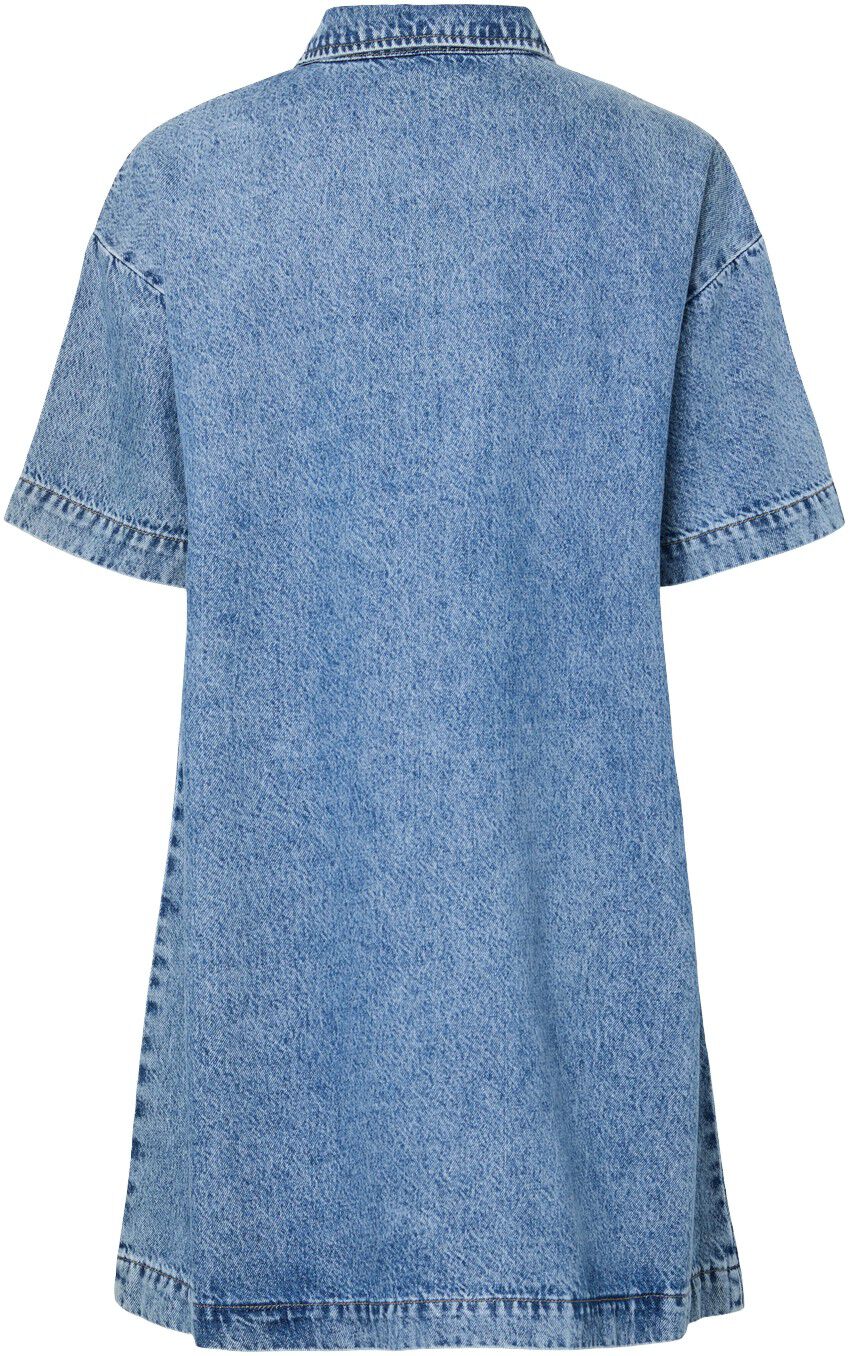 Pcsky Ss A-Shape Denim Dress Noos Bc