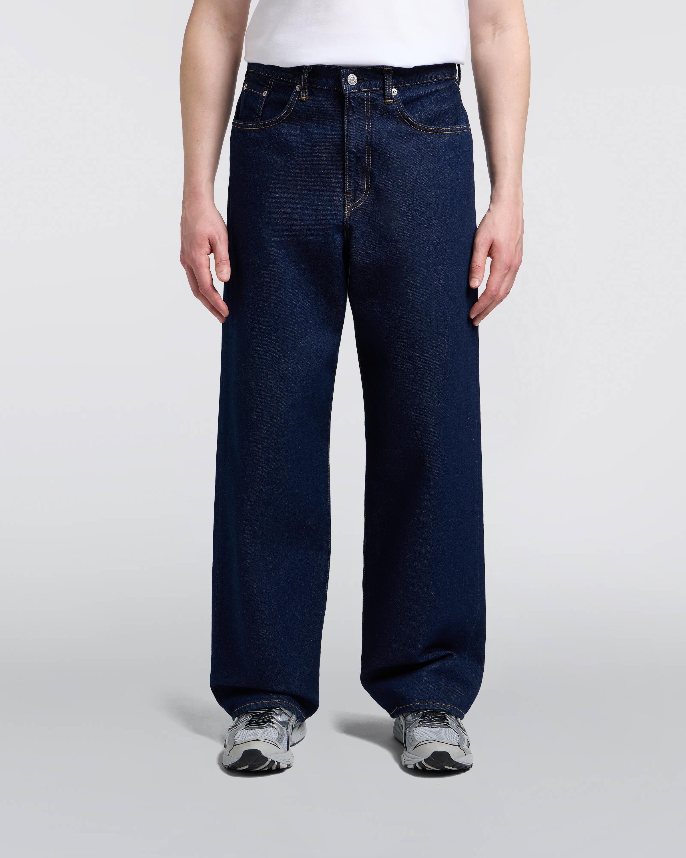 Wide Pant - Blue - Rinsed