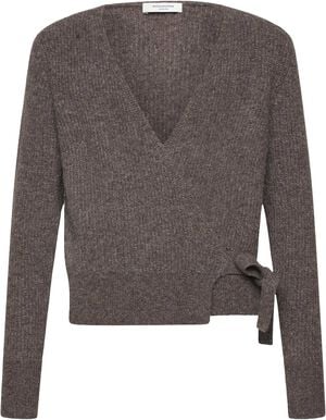 RKTinker Wool Blend LS Wrap Cardigan