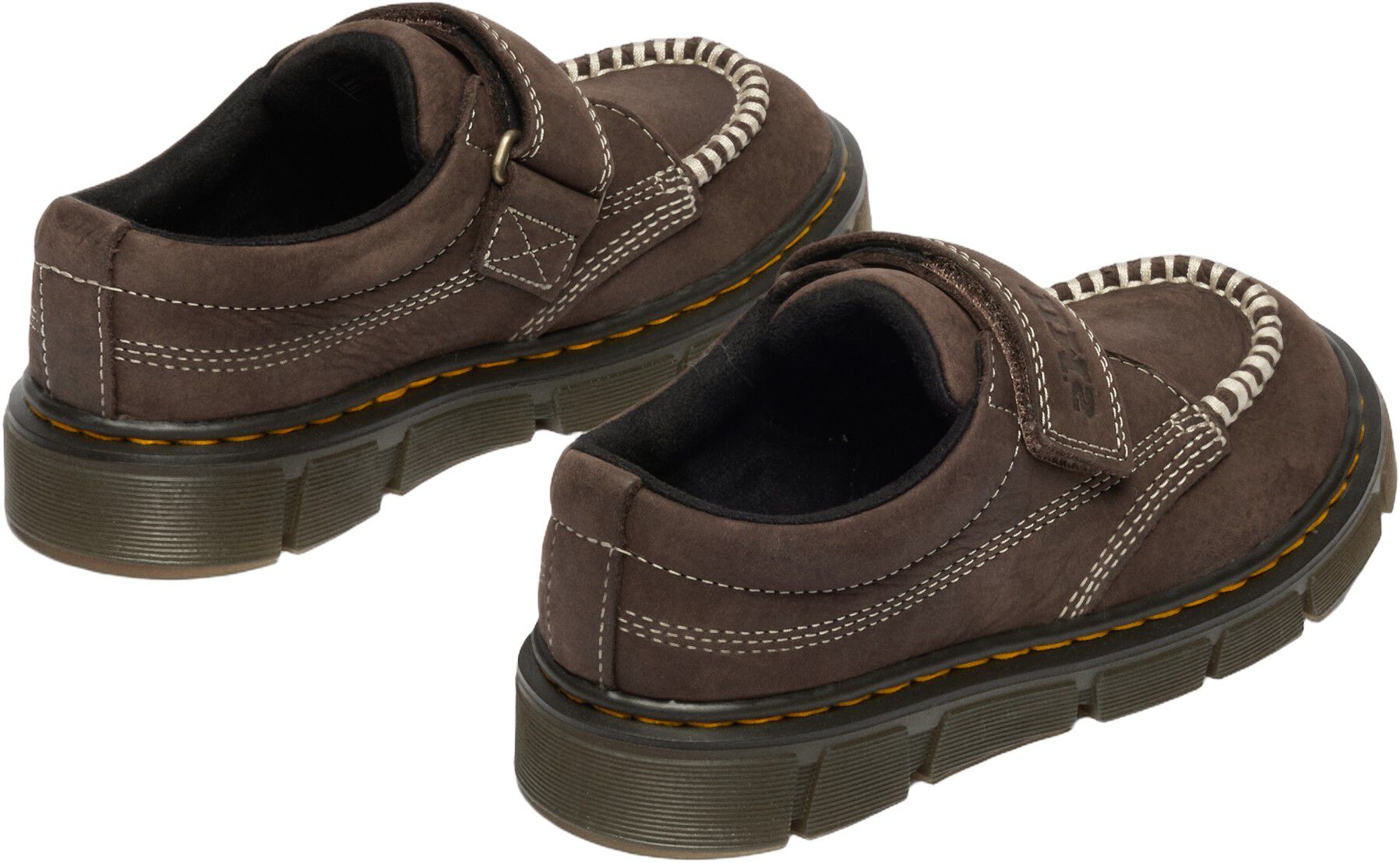 Raffe Mocc Shoe J Dark Brown Tumbled Nubuck