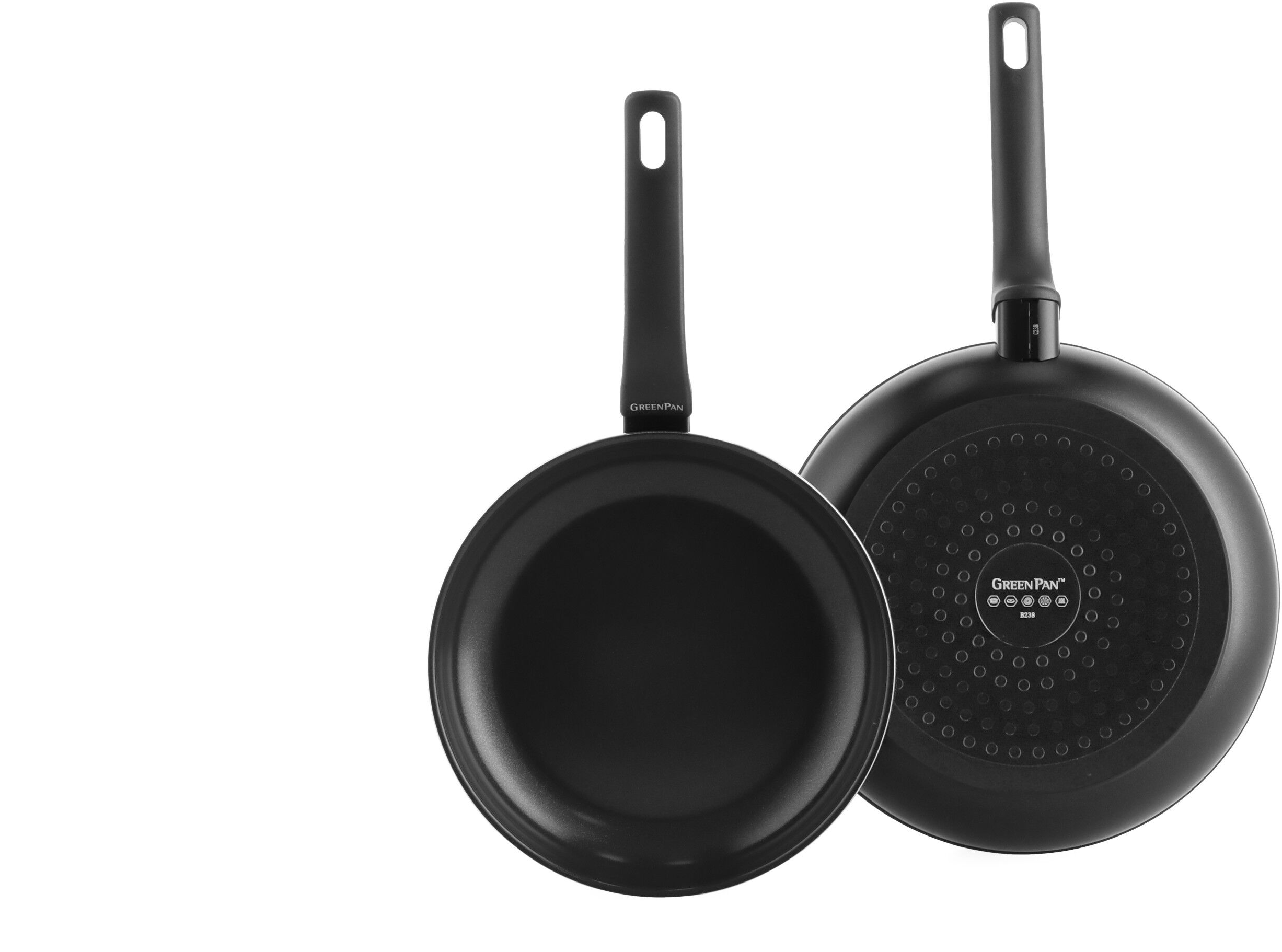 GP-ESSEN FBl Alu Perf-ind opn fry set 2pc 20+28