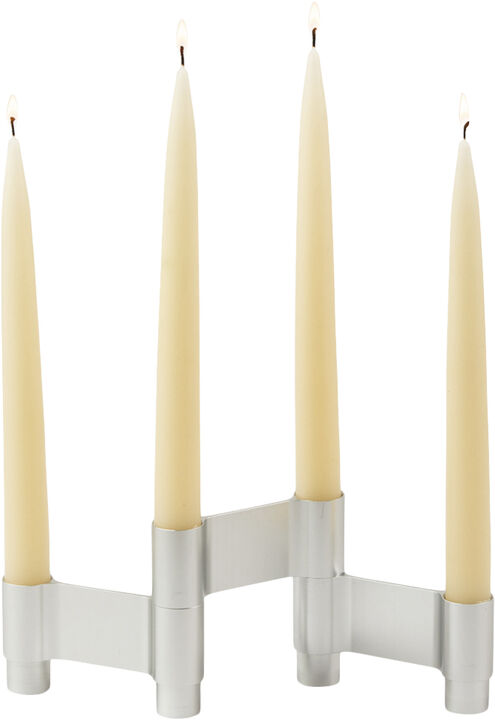 LINK, CANDLE HOLDER, POLISHED ALUMINIUM, 11060P