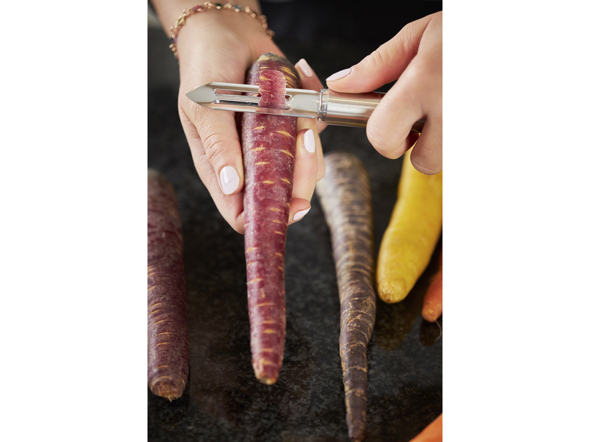 Skrellekniv 19 cm St&aring;l