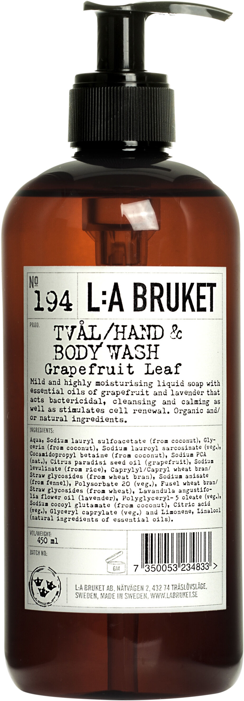 Liquid Soap Grapefruit Leaf 450 ml