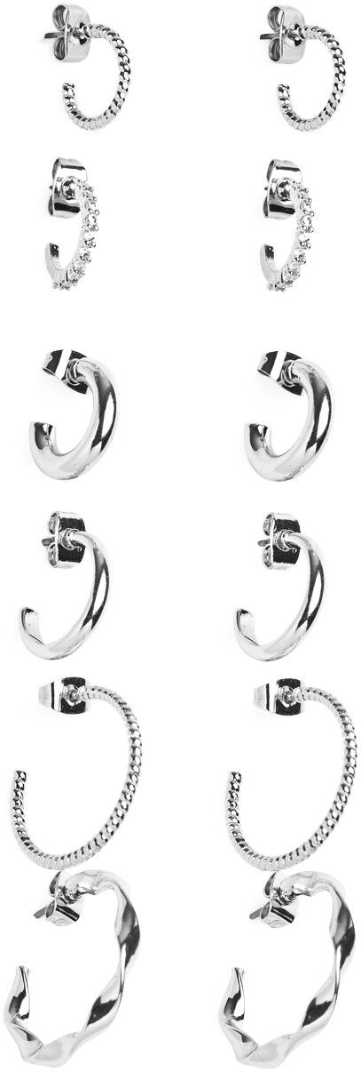 PCDIONA HOOP EARRINGS 6-PACK