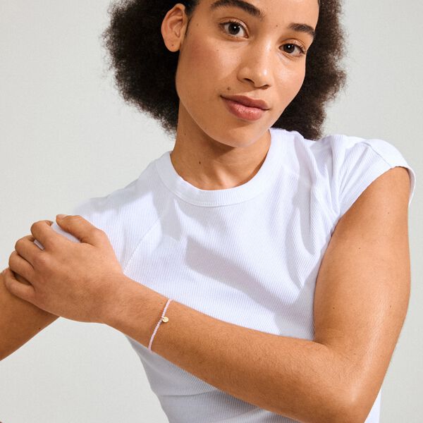 INDIE bracelet rose, gold-plated