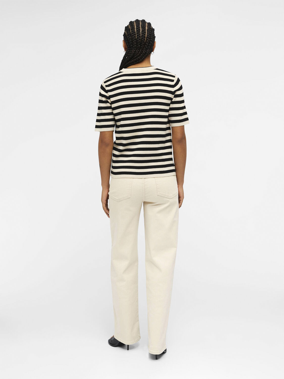 OBJESTER S/S NEW KNIT PULLOVER NOOS