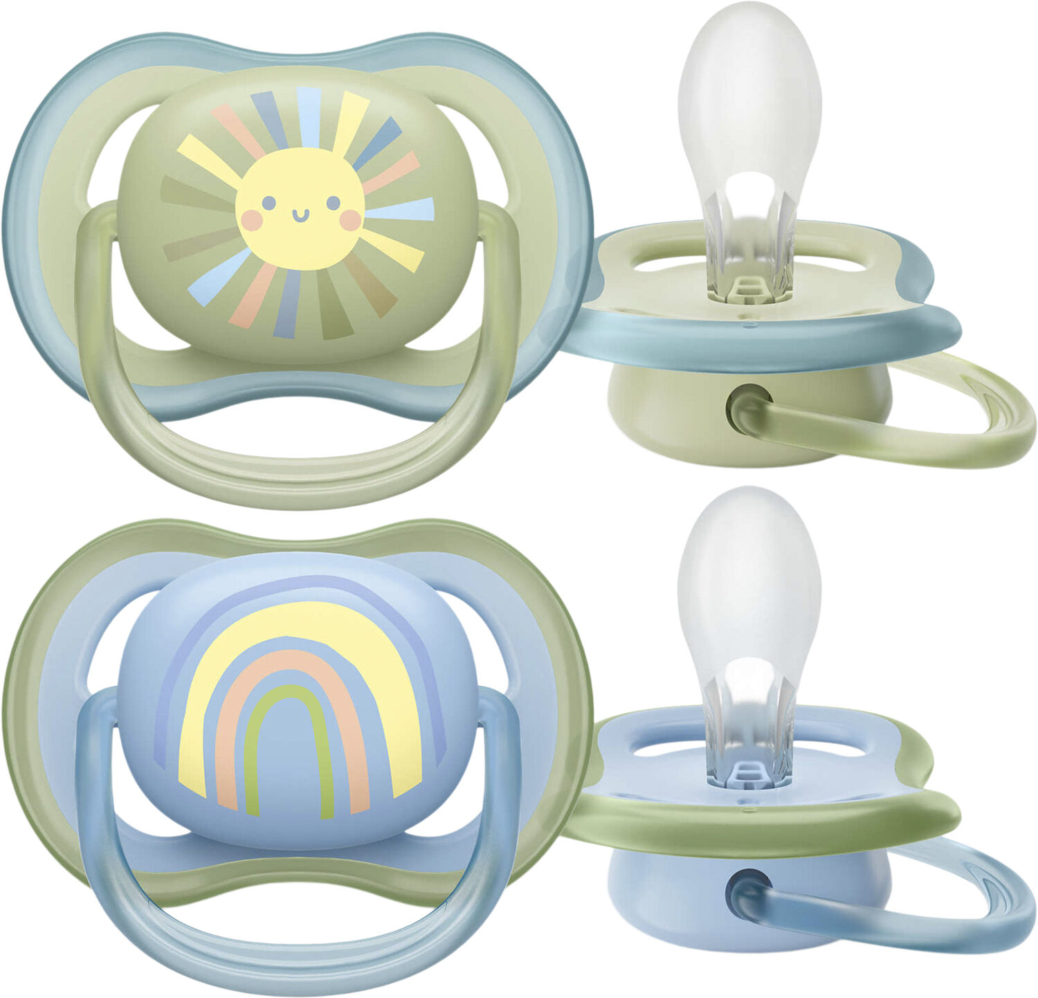 Philips Avent ultra air sut - Pakke med 2 - 0-6m boy