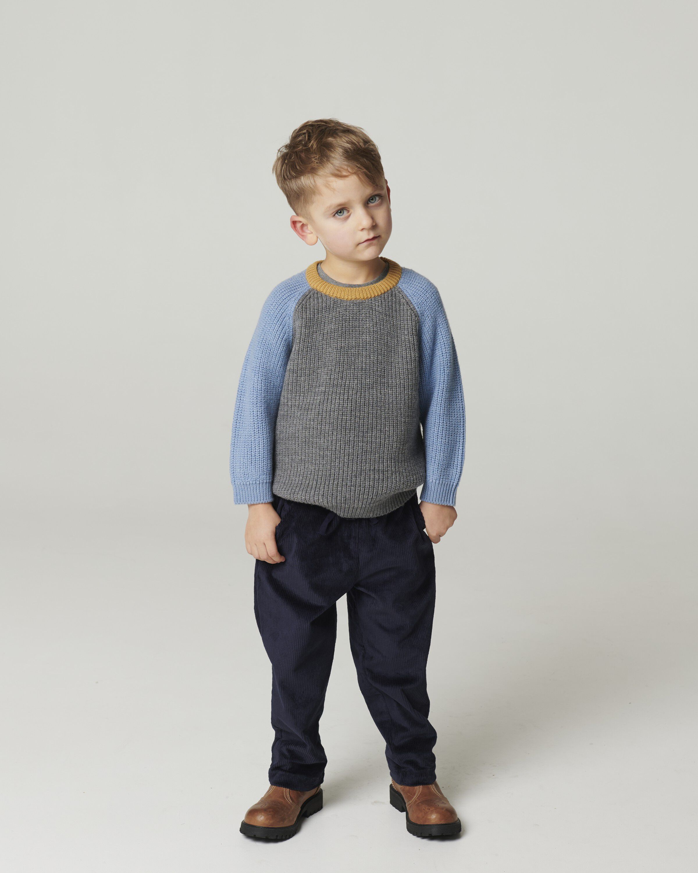 Merino Rib Knitted Blouse