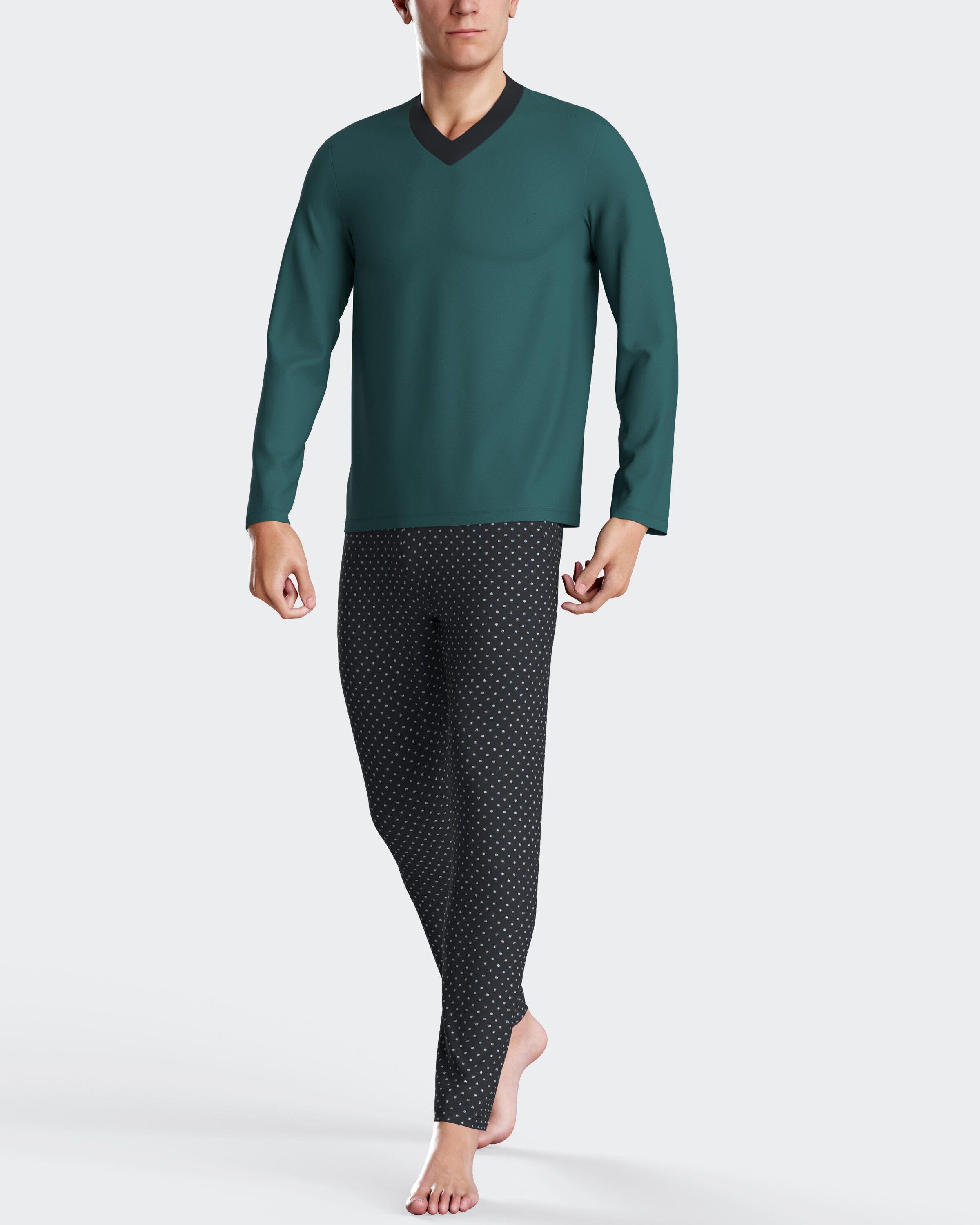 Long Pyjama set in Cotton