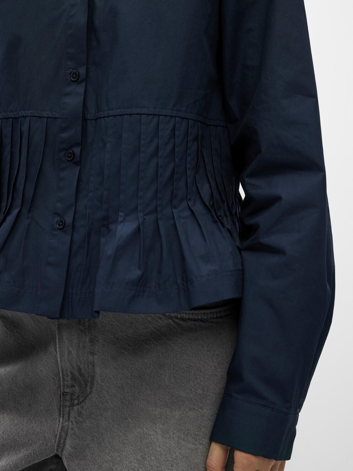Objadona L/S Reg. Pleat Shirt E Aw 26