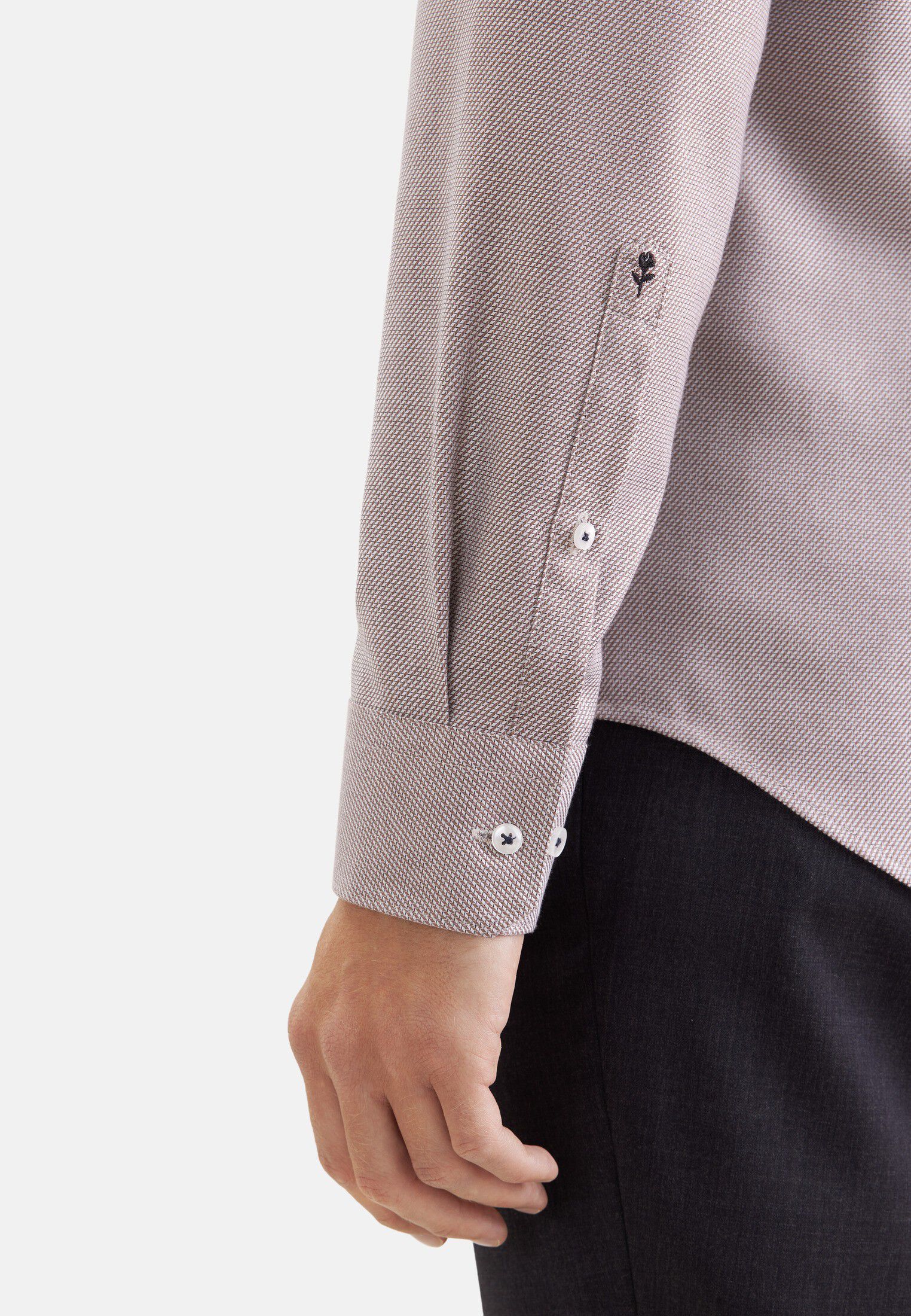 Business shirt Slim 1/1 Kent-Collar Structure