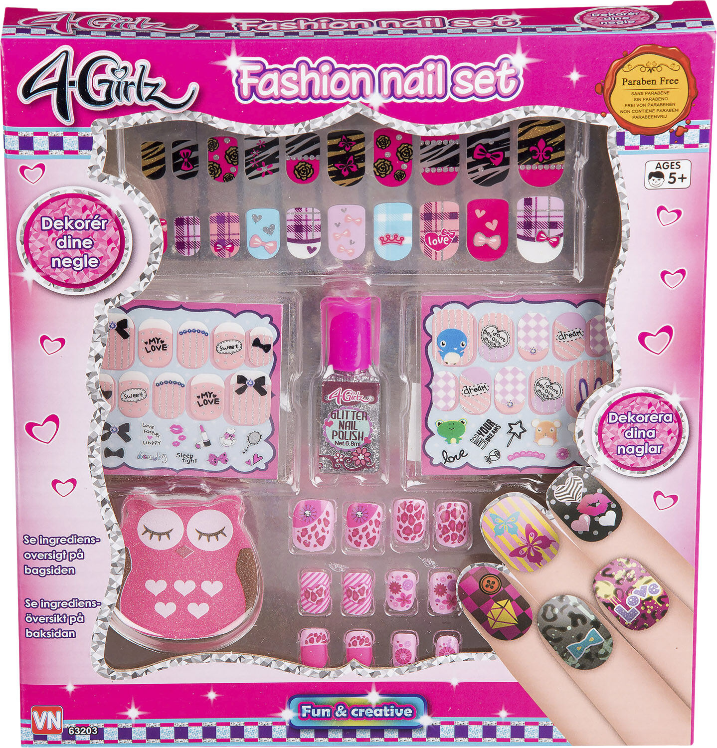 4-GIRLZ NEGLE S&AElig;T