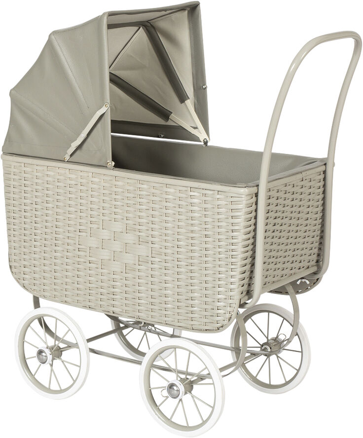 DUKKEVOGN RETRO FLET GRÅ