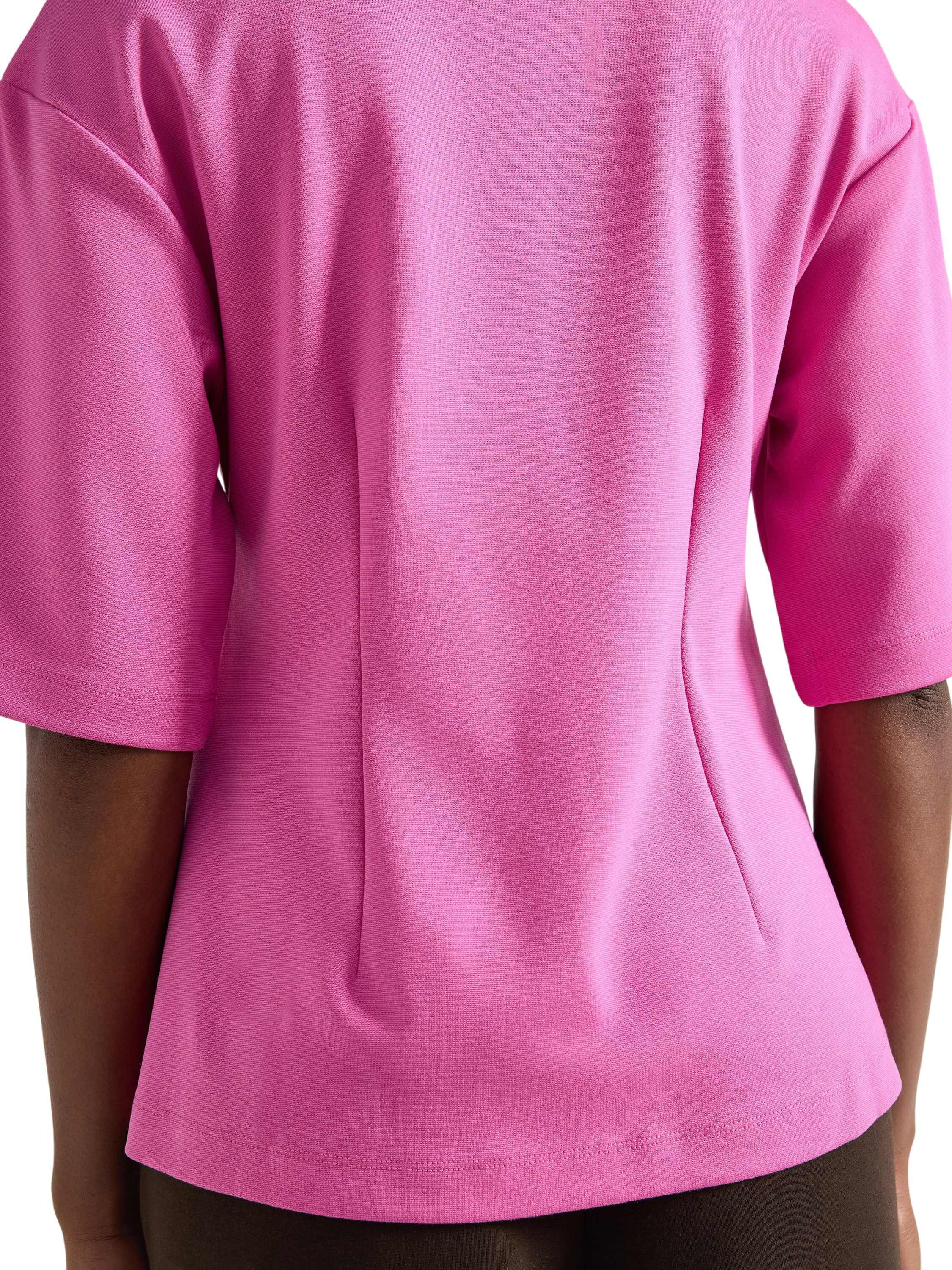 Peplumtopp i mjuk viskos med figurn