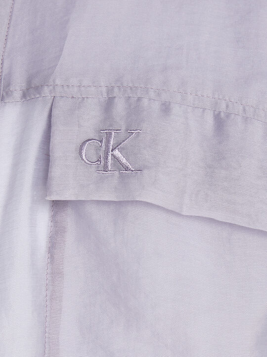 Sheer long sleeve shirt