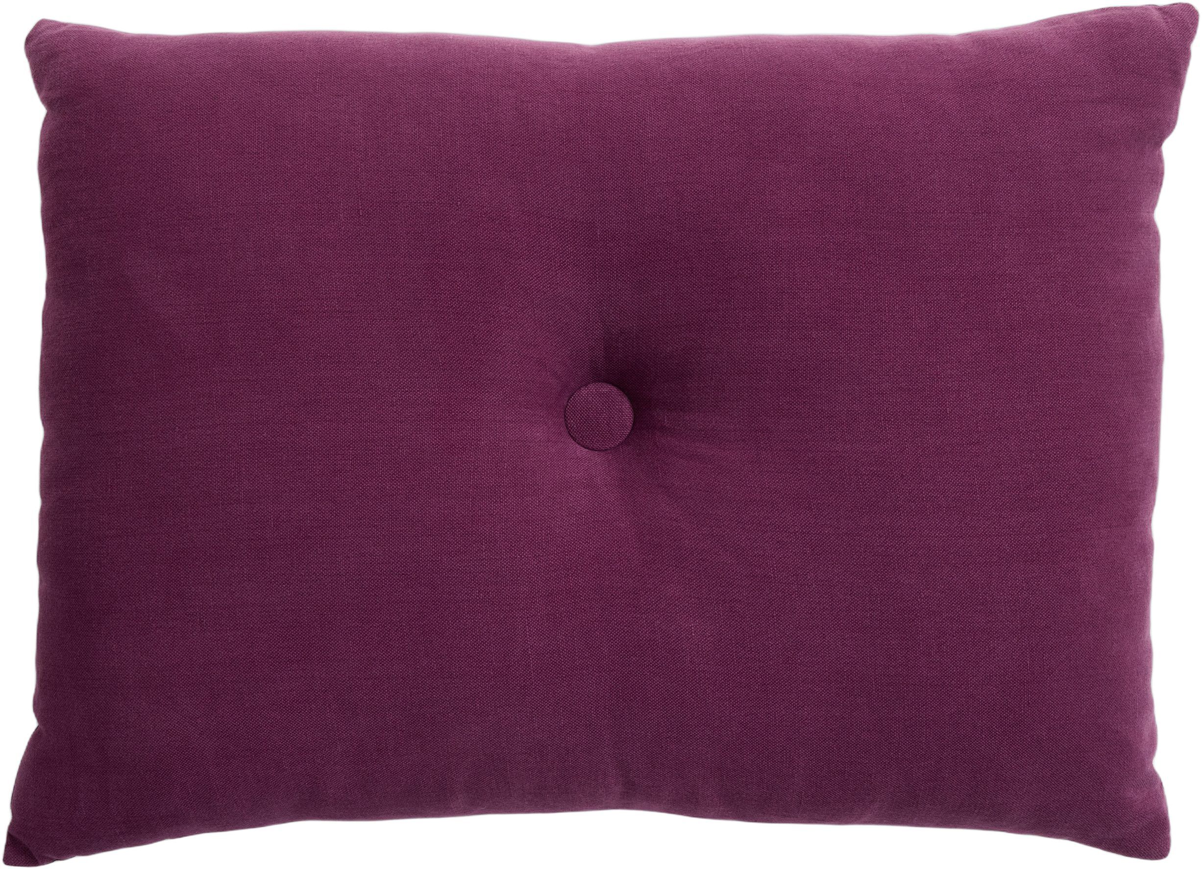 Dot Cushion-Linen-Burgundy