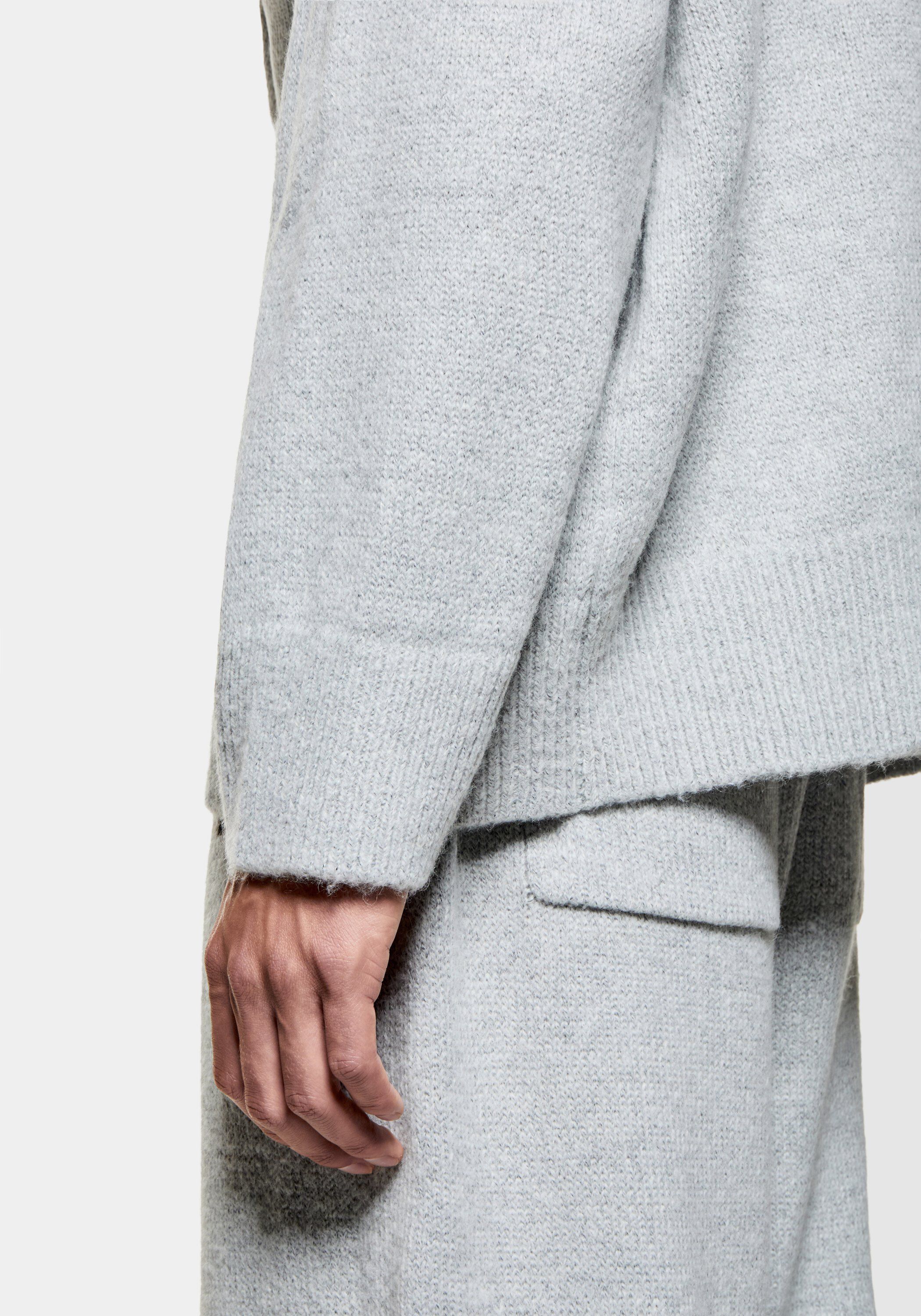 MOHAIR BLEND KNIT CREWNECK