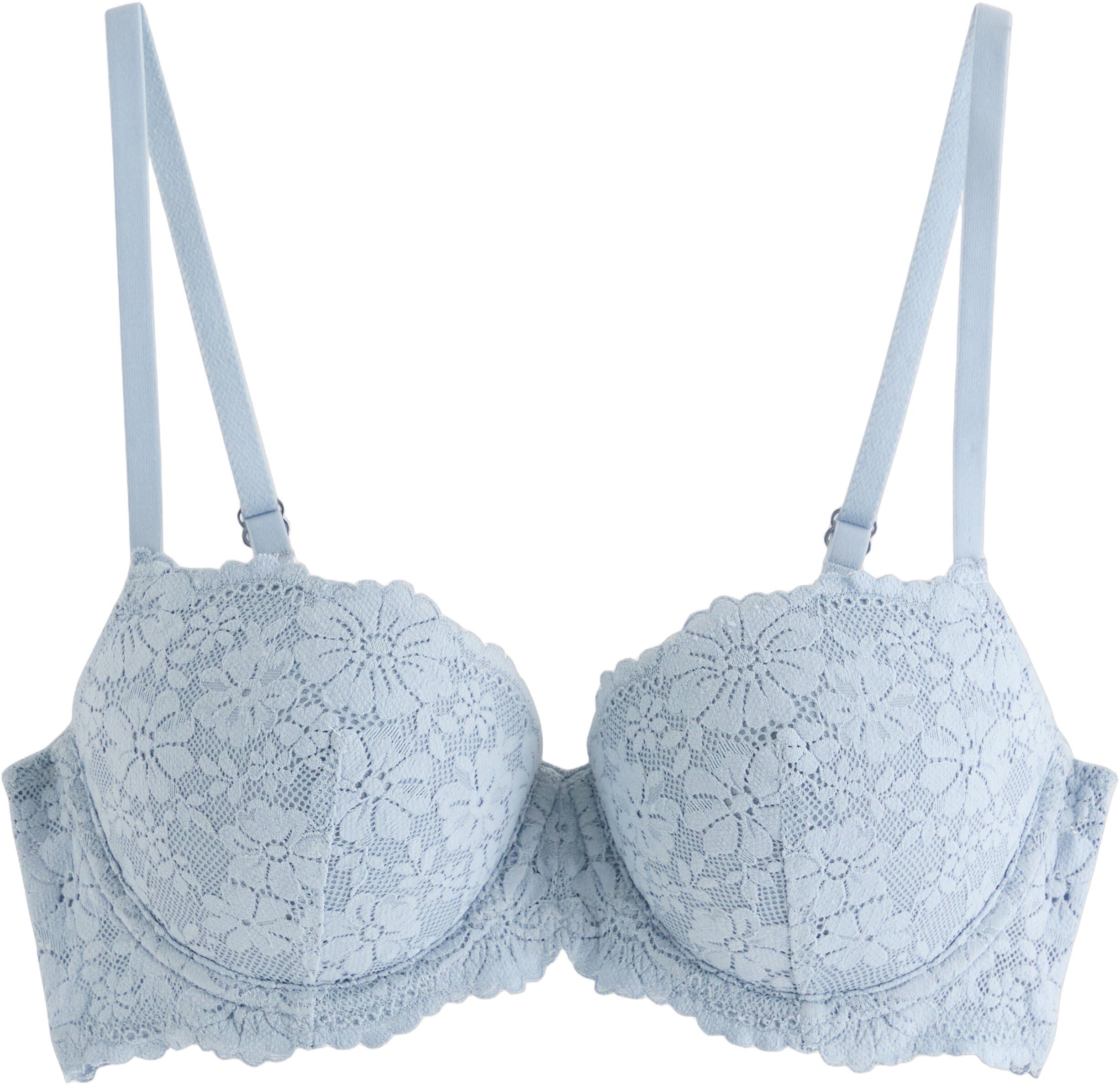 Push-up balconette-bh med spets