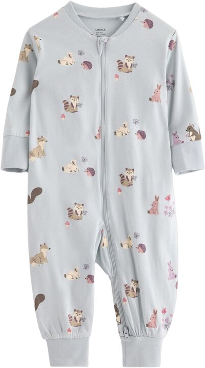 Mysig pyjamas i bomull med långa är