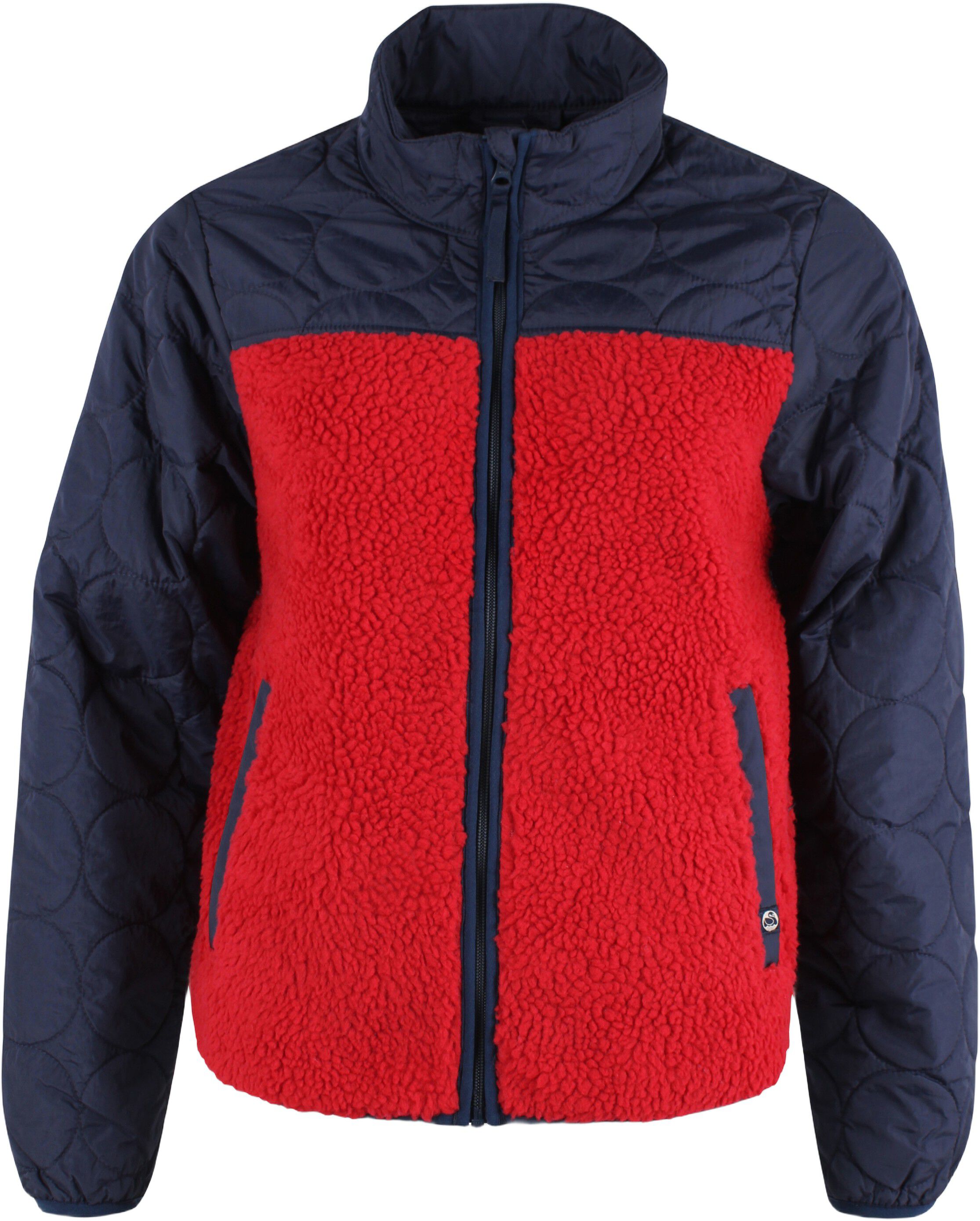 Danehazel Fleece Zip-Up Dk Navy/Dk Red