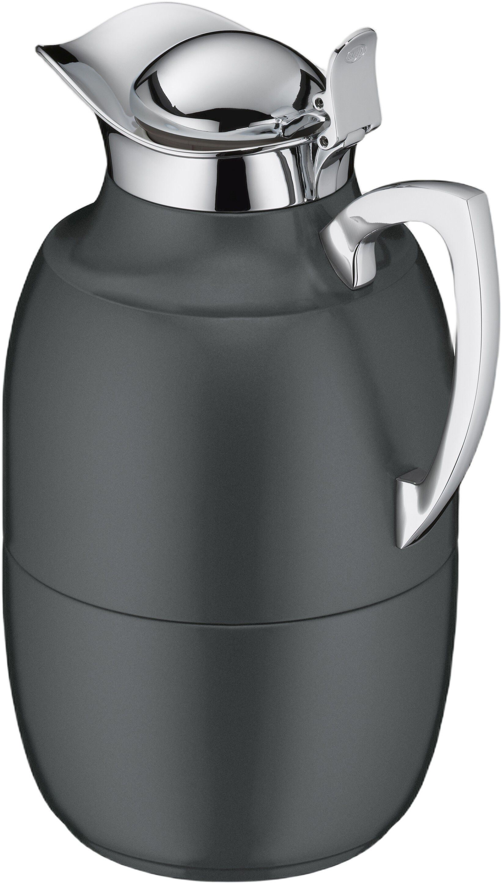 Termokanne Juwel 1 liter Matt svart Rustfritt st&aring;l