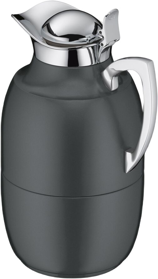 Termokanne Juwel 1 liter Matt svart Rustfritt stål