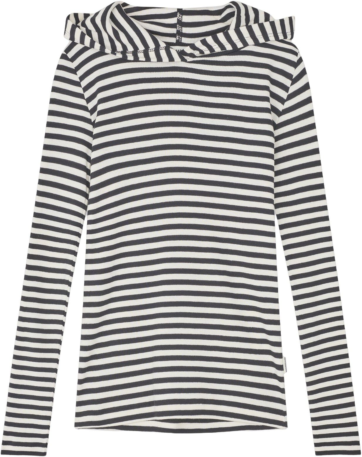 2x2 Cotton Stripe Tally Hoodie