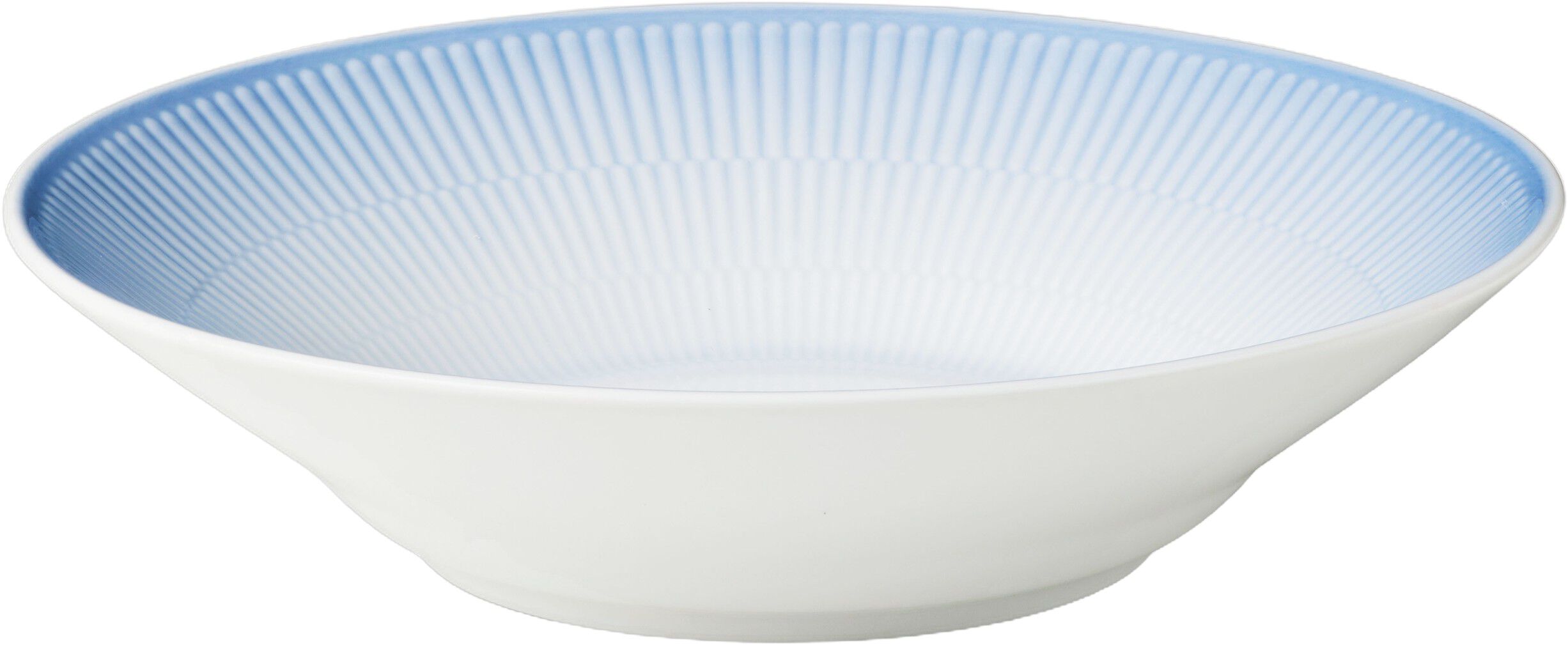 Iris dyb tallerken, bl&aring;, 24 cm