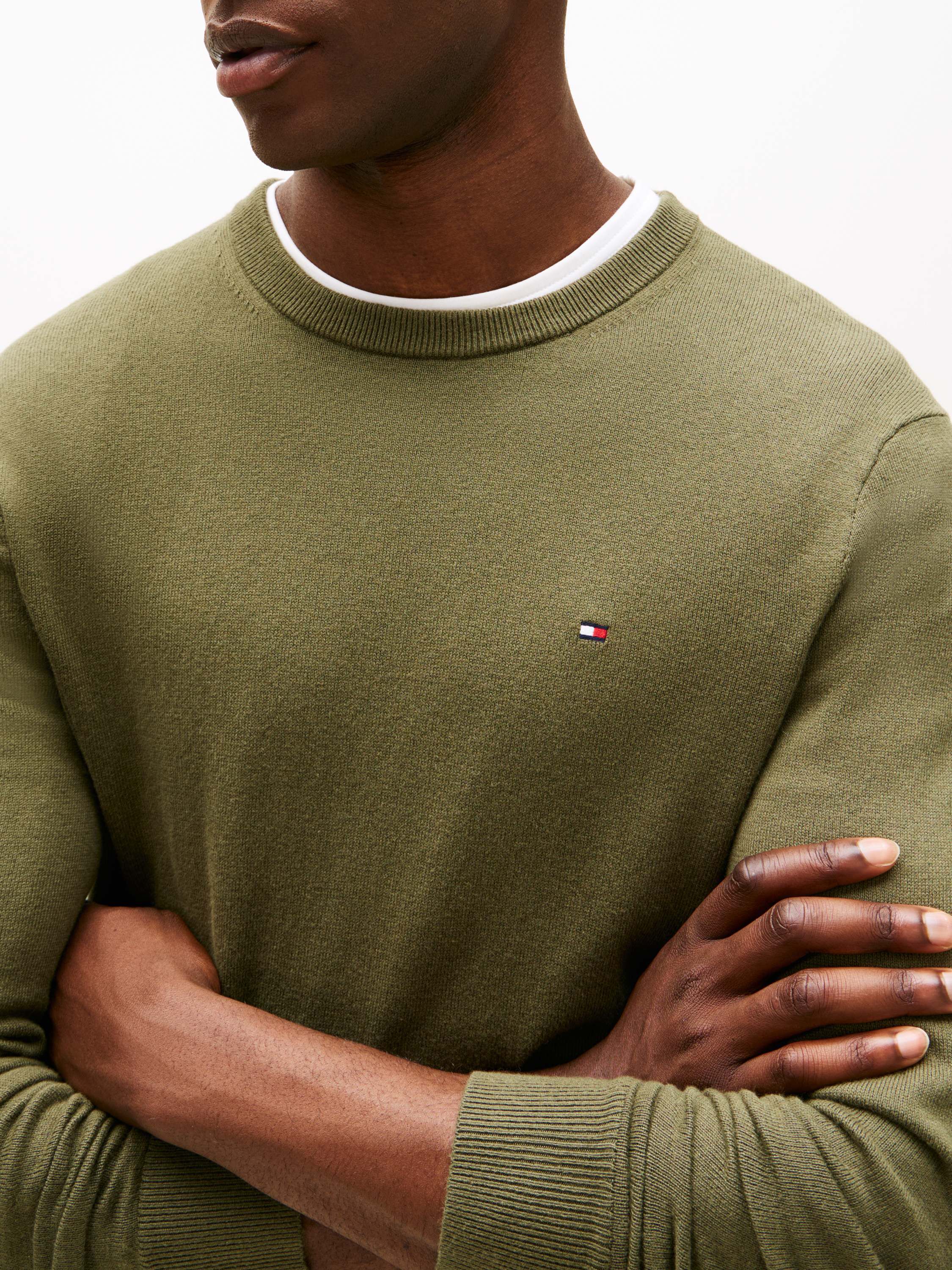 PIMA ORG CTN CASHMERE CREW NECK