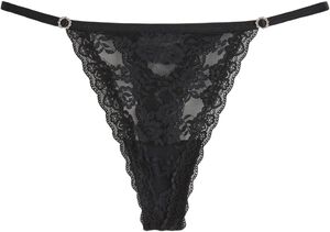 G-strengstrusser i blonde med rhins