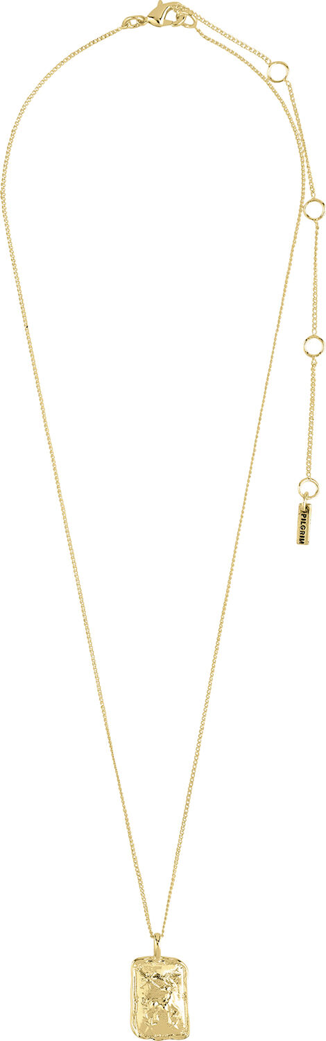 TAURUS recycled Zodiac Sign necklace, gold-plated