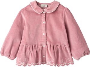CORDUROY BLOUSE W. EMB.