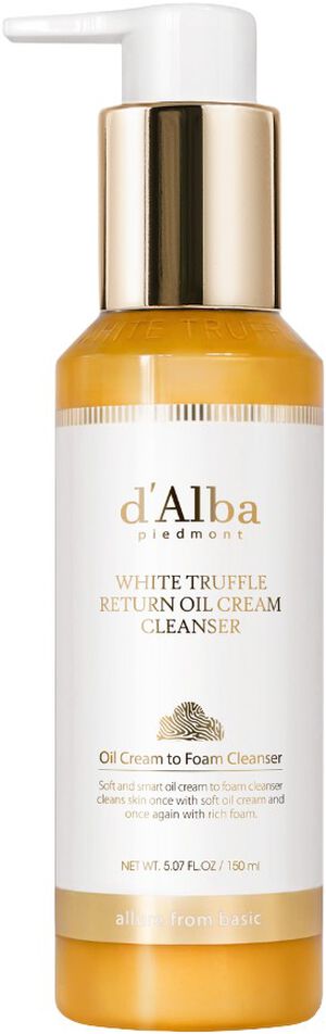 White truffle return oil cream cleanser